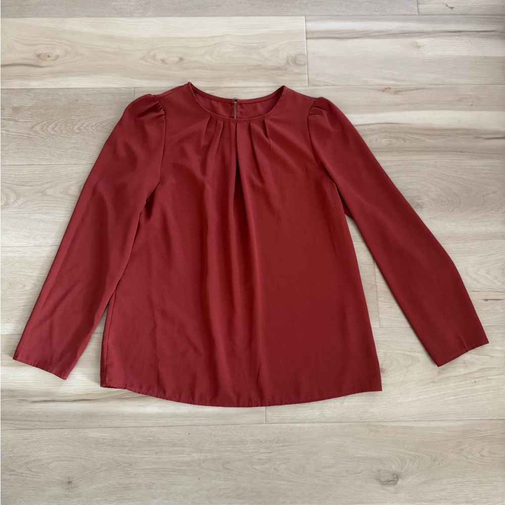 Rust Red Women's Top